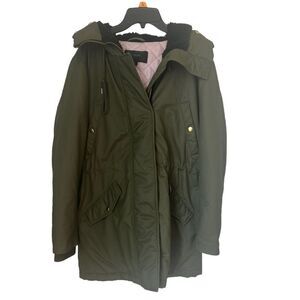 J. Crew Olive Green Hooded Jacket
